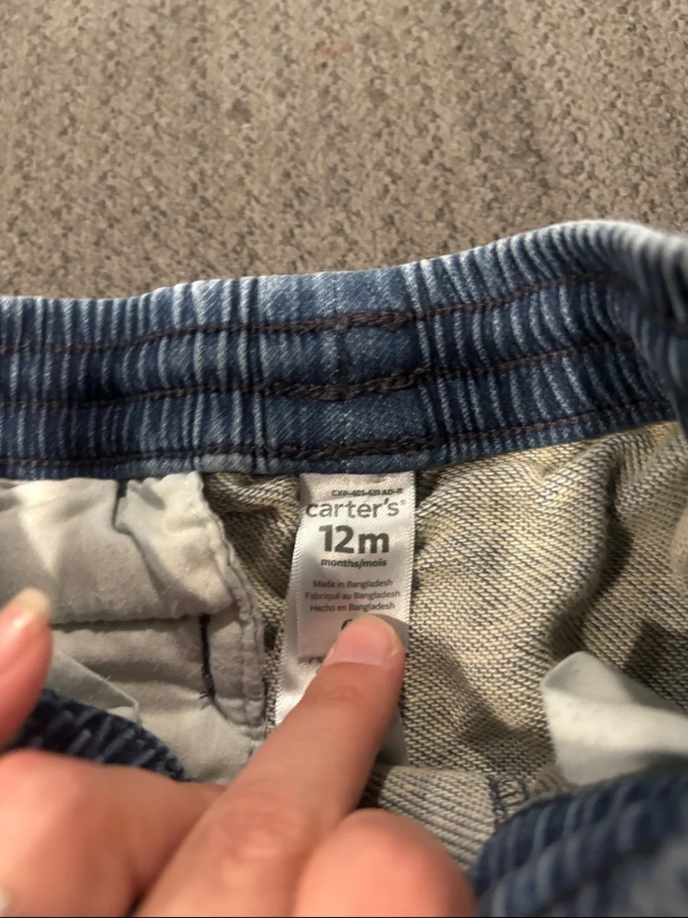 🟢10/$10 - Boys Blue Elastic Waist Denim Jogger Jeans